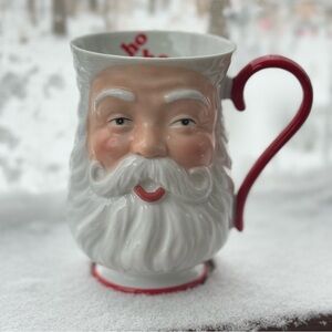 Vintage  Collectible Department 56 Hand
Painted Santa Face Mug